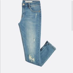 Pistola - Distressed Ankle Zip Skinny Jeans